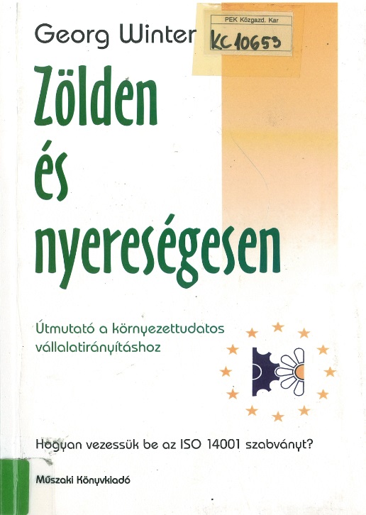 Georg Winter: Zölden és nyereségesen