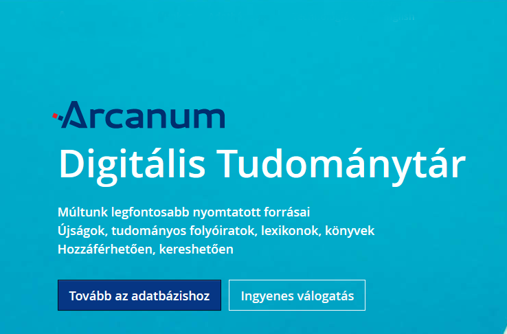 Év végéig elérhető az Arcanum Adatbázis!