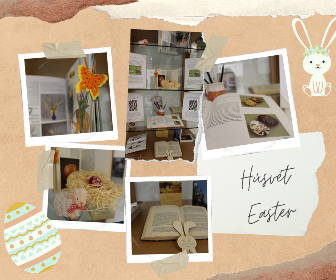 Easter vitrine exhibition